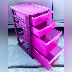 Purple Storage Drawer Organizer Bathroom Lingerie MakeUp Accessories Socks Toys